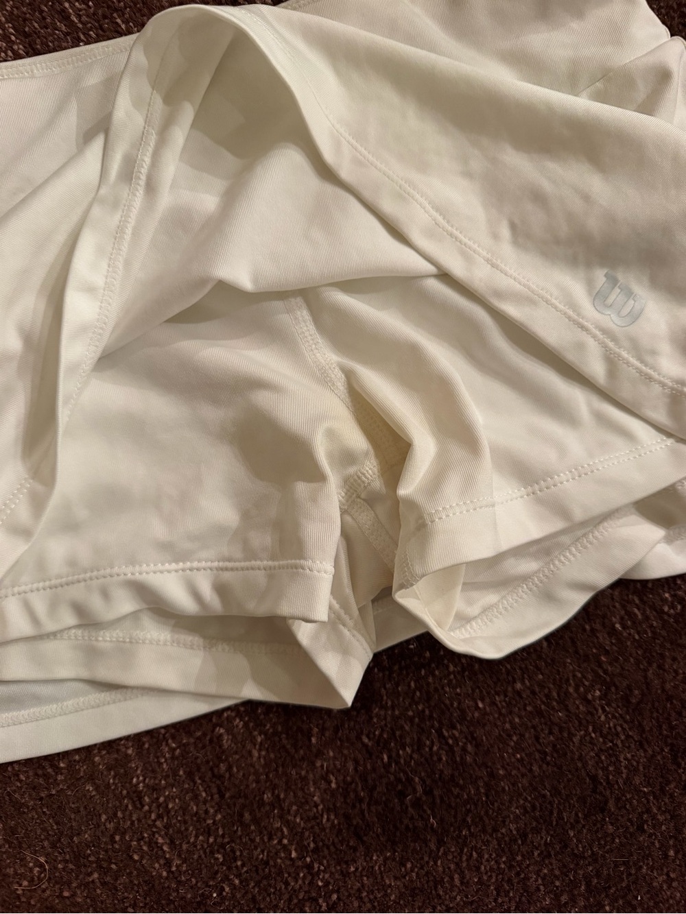 Wilson White Women's Tennis Skort - Picture 2 of 3